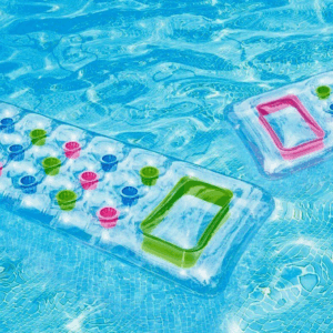 Saltea Gonflabila pentru Plaja sau Piscina, 184 x 69 cm, Diferite culori
