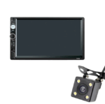 Ecran, Player auto 7018b, 2din, negru, radio fm, camera de vizualizare spate