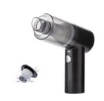 Mini aspirator portabil, fara fir, pentru masina, locuinta, 2 in 1