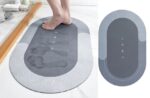Covoraș de baie super absorbant, Covor anti-aderare, uscare rapida