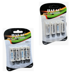 1 + 1 PROMO - Set 4 acumulatori reincarcabili, AAA + Set 4 acumulatori reincarcabili, AA