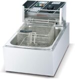 Friteuza Electrica, Cos Strecurabil, Capacitate 6L, 2500W, Otel Inoxidabil