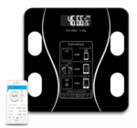 Cantar Corporal cu Ecran Digital Iluminat, Conectare Bluetooth, Termometru, Acumulator