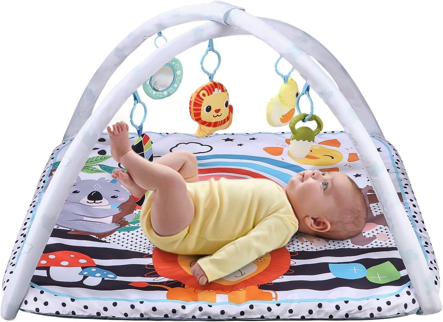Saltea de Activitâți Pentru Bebeluși, pentru Copii de la 0+, 3 Variante Disponibile (1A, 1B, 1C) - imagine 12