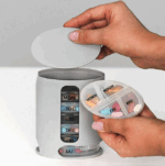 Cutie pastile organizator medicamente, 7 zile, recipiente detasabile cu 4 compartimente