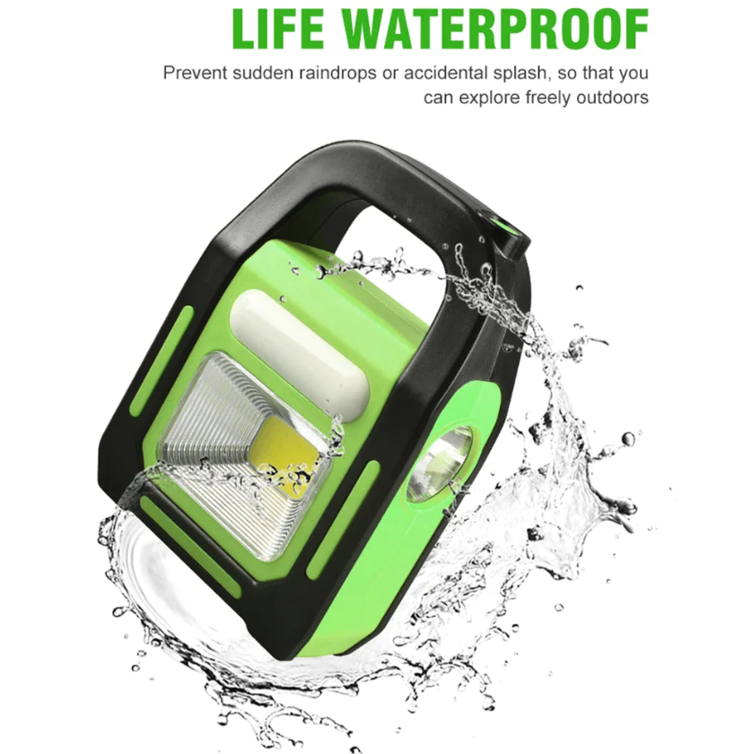 Lanterna solara COB LED portabila pentru camping - imagine 5