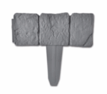 Set 10 bucati bordura gardulet decorativ plastic pentru gazon sau flori.