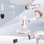 Mini aspirator pentru saltele, cu filtru HEPA, fara sac, putere 120W, recipient de colectare