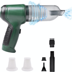 Mini aspirator portabil 2 în 1, cu acumulator si încărcare prin USB