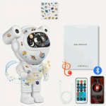 Proiector Astronaut, cu stickere autoadezive, conexiune Bluetooth