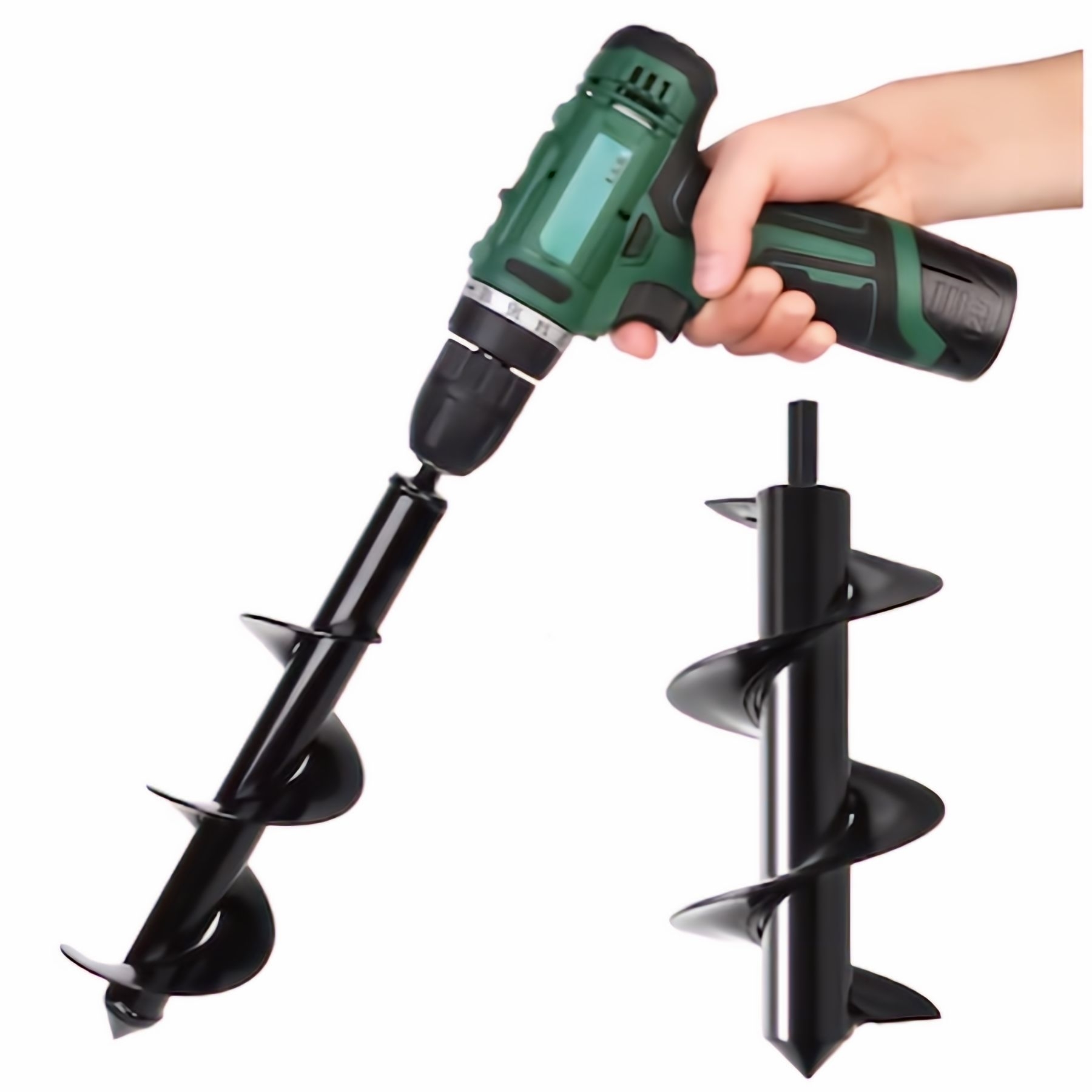 Burghiu pentru mașina de săpat gropi, 22 cm - imagine 2