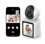 Camera video AI 360°, bidirectionala, monitorizare, cu senzor detectare plans si miscare, infrarosu pentru vizionare nocturna, ICSEE