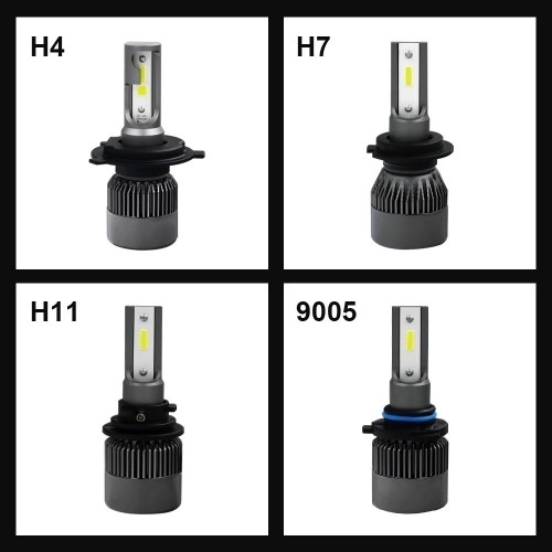 Set 2 led-uri auto H4, 36w, 3800lumeni Smartmall - imagine 4