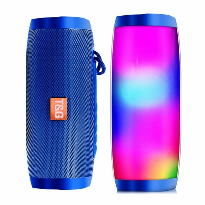 Boxă stereo Bluetooth 157, portabilă, lumină ambientală, multicoloră - imagine 2