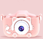 Camera foto digitala pentru copii, functie foto/video, 12MP, 5 Jocuri Incluse, Slot Card MicroSD Max. 32GB ALBASTRU