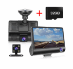 Camera Auto cu Monitor, G-Senzor, Conexiune 4G, Vedere Nocturna, 170°, Card Memorie Cadou