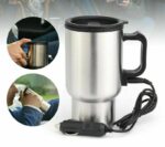 Cana termos de 400ml din Otel cu priza auto de 12V Smartmall