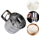 Cana cu Sita pentru cernut Faina sau Zahar, Inox, 250 Grame