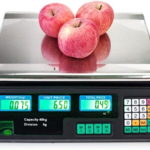 Cantar Electronic 40 kg, acumulator inclus, digital, functii multiple, afisaj dublu, autonomie mare Smartmall