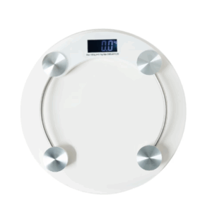 Cantar corporal, display LCD, inchidere automata, indicator baterie, 150 kg, Sticla transparenta, Patrat/Rotund( depinde de stuc)