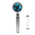 Cap de dus cu ventilator si filtru, rainfall