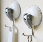 Set 4 carlige cu ventuza, multifunctionale