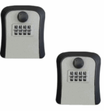 1 + 1 GRATIS - Caseta depozitare chei din plastic, 115 x 88 x 40 mm, cifru mecanic resetabil