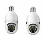 1 + 1 GRATIS - Camera de Supraveghere IP, WI-FI, HD, Smart-Bulb, tip bec, cu Senzor de Miscare si Aplicatie Telefon