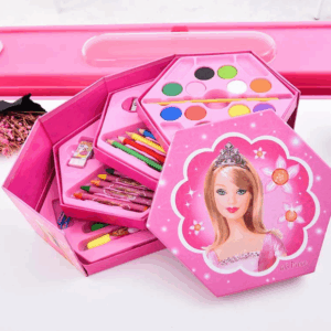 Set creativ de culori, multicolor, hartie/plastic/lemn, 46 piese
