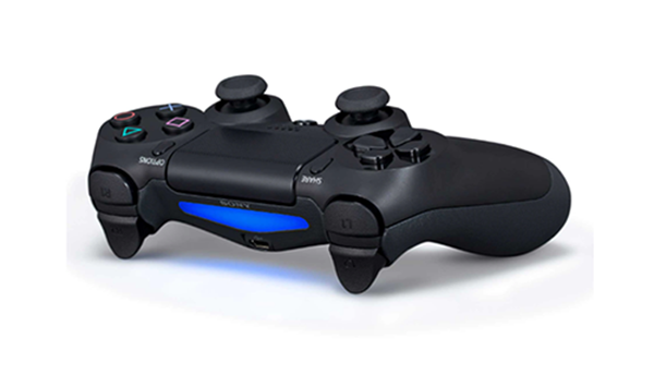 Controller cu fir usb doubleshock 4, pentru consola PS4, cu vibratii, negru - imagine 2