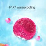 Dispozitiv de curatare a tenului,pentru curatare si masaj ten, V-SONIC si reglare frecventele,perie faciala pentru demachiere,culoare roz