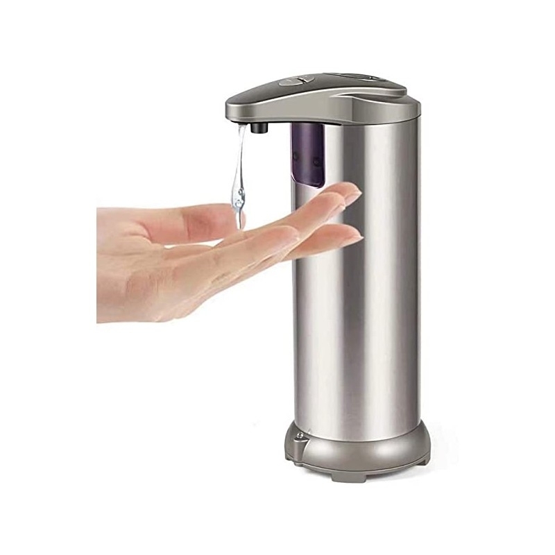 Pachet Promo: Set Doua Dozatorare din inox pentru sapun lichid, cu senzor infrarosu - imagine 3