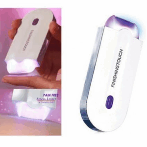 Epilator reincarcabil, pentru ingrijire corporala, Finishing Touch Yes, Sensa-Light, Alb/Mov.