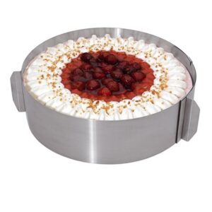 Inel reglabil pentru tort, diametru 16-20 cm