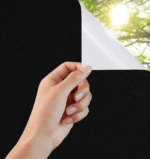 Folie geam vitrostatica, 45 x 300 cm, Blackout