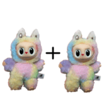 1+1 PROMO Figurina Labubu Seria 4, Versiunea Curcubeu, Rainbow