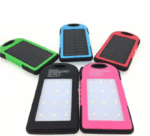 Baterie externa solara, portabila, IPX6, 2 USB, Lanterna LED
