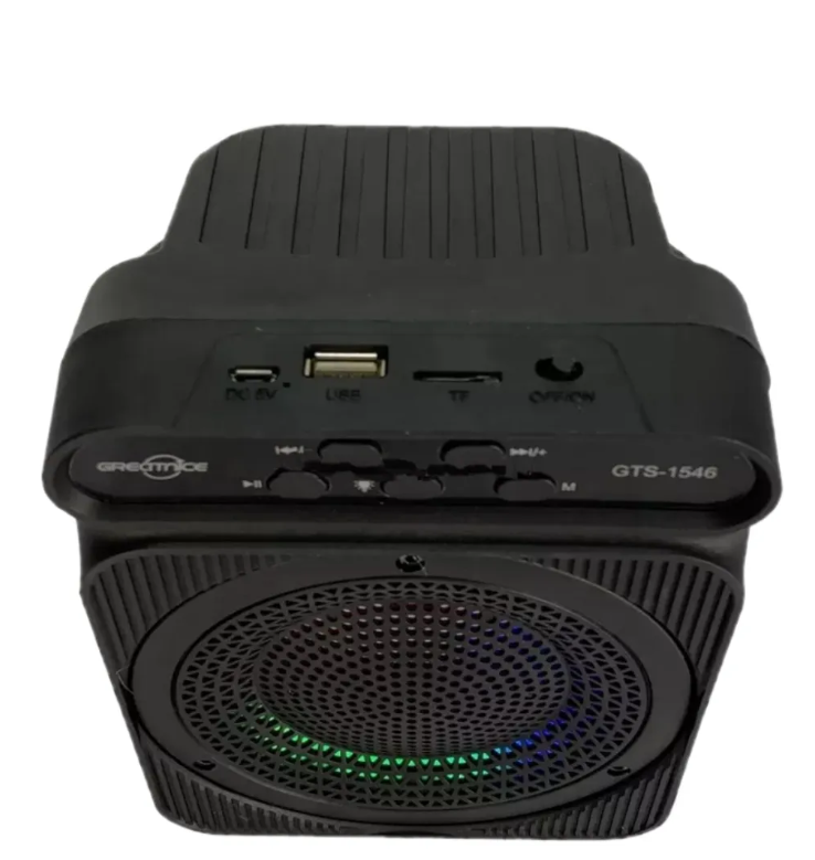 Boxa Portabila Bluetooth Cu LED RGB | 10W Sunet Puternic | USB TF AUX FM | Maner Transport | Handsfree - imagine 2