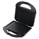 Sandwich maker tip grill, RAF, 750W, incalzire pe ambele parti, negru, R.532T
