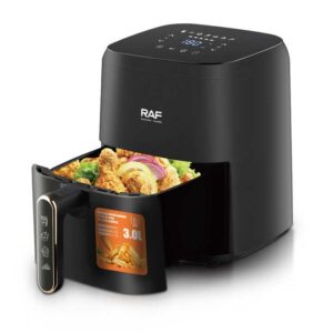 Air fryer de 3 L, RAF, 1300 W, control digital, material antiaderent, 25x20x28 cm, R.5362B