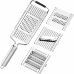 Razatoare multifunctionala, Multislicer, Inox, Lame interschimbabile, Argintiu