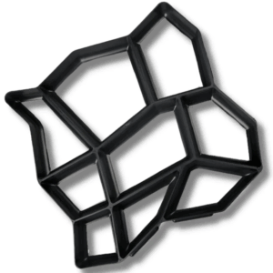 Matrita Pavaj Reutilizabila | Forma Piatra Naturala | DIY Gradina | 35 x 35 x 4 cm | Polipropilena Rezistenta