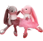 1 + 1 GRATIS - Jucarie de plus, Iepurasul Balerina. 15 cm, tip breloc