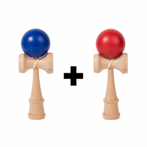 Promotie 1+1 | Kendama Din Lemn 18cm Cu Bila Lucioasa Colorata | Culori Aleatorii | Jucarie Pentru Coordonare Si Distractie