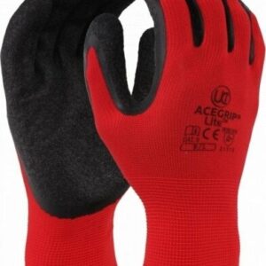 Set 12 manusi de protectie acoperite cu latex, marimea 10