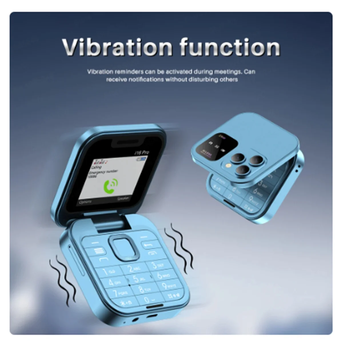 Telefon Mobil Pliabil i16 PRO - imagine 7