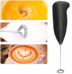 1 + 1 GRATIS - Aparat de spumat lapte, mixer electric, pentru cappuccino, latte