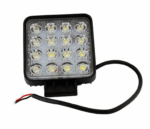 Proiector Auto 16 LED -uri, Offroad 48W 12V-24V, Patrat, IP67