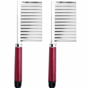 1 + 1 GRATIS - Feliator ondulat cu lama din inox pentru feliat legume