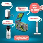 Lichidare de stoc! Mega pachetul smart pentru casa, 4 produse la doar 99 de lei!